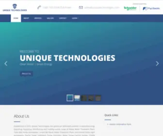 Uniqutechnologies.com(Unique Technologies) Screenshot