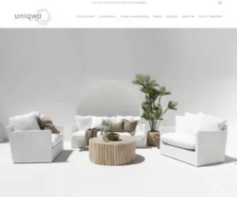 Uniqwafurniture.com.au(Our ethos) Screenshot