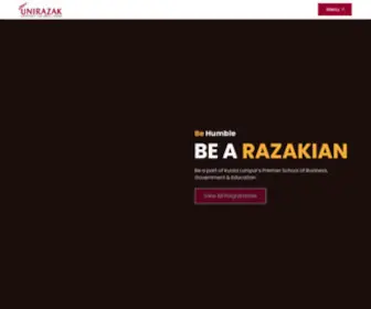 Unirazak.edu.my(Official Website) Screenshot