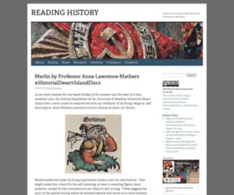 Unireadinghistory.com(READING HISTORY) Screenshot