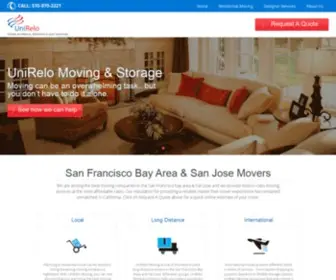 Unirelomoving.com(UniRelo Moving company) Screenshot