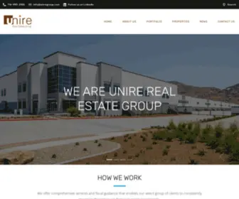 Unirerealestategroup.com(Unire Real Estate Group) Screenshot