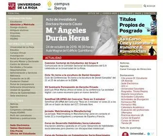 Unirioja.es(Universidad de La Rioja) Screenshot