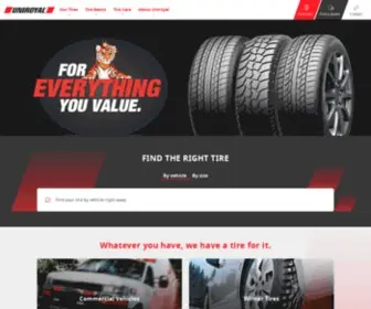 Uniroyaltires.com(Uniroyal Tires for Cars) Screenshot
