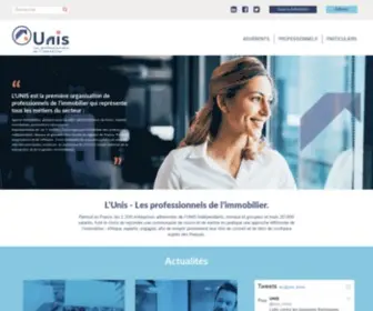 Unis-Immo.fr(Formation immobilière) Screenshot