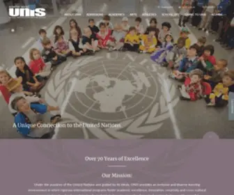 Unis.org(Home) Screenshot