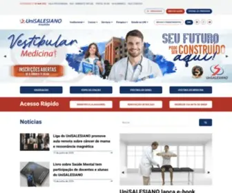 Unisalesiano.com.br(CENTRO UNIVERSITÁRIO CATÓLICO SALESIANO AUXILIUM) Screenshot