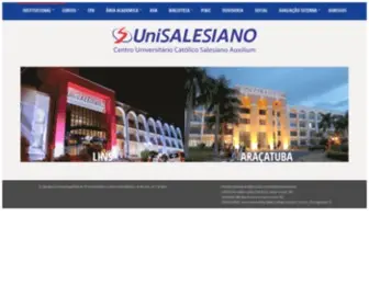 Unisalesiano.edu.br(CENTRO UNIVERSITÁRIO CATÓLICO SALESIANO AUXILIUM) Screenshot