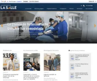 Unisalle.edu.co(Universidad de La Salle) Screenshot