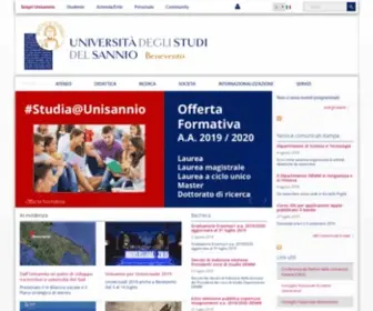 Unisannio.it(In evidenza) Screenshot