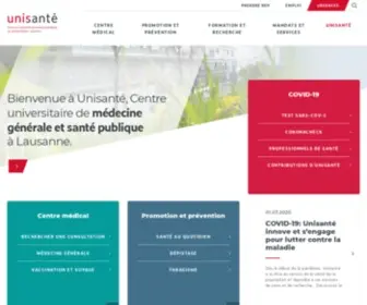 Unisante.ch(Unisanté) Screenshot