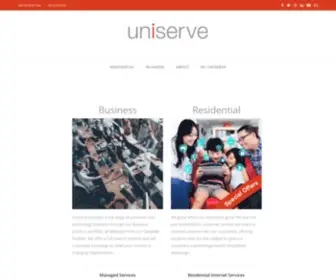 Uniserve.com(Internet Service Provider) Screenshot
