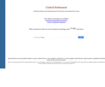 Uniset.ca(United Settlement Co) Screenshot