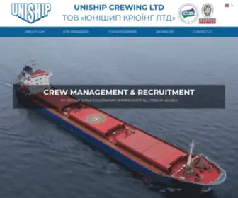 Uniship-Crewing.com(UNISHIP CREWING LTD) Screenshot