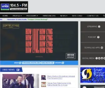 Unisifm.com(104.5 FM Unisi Radio) Screenshot