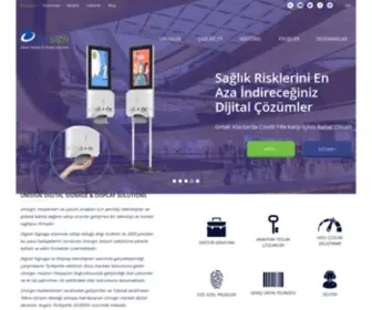 Unisign.com.tr(Digital Signage & Display Solutions) Screenshot