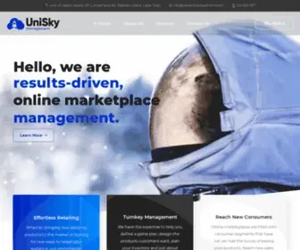 Uniskymanagement.com(Boosting Business Flight in Online Marketplaces) Screenshot