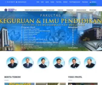 Unismuh.ac.id(Universitas Muhammadiyah Makassar (Unismuh)) Screenshot