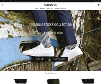 Unisocks.com(Premium Socks) Screenshot