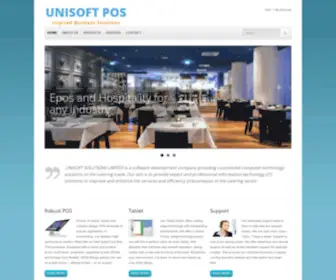 Unisoftsolutions.co.uk(Leader in EPOS and Hospitality) Screenshot