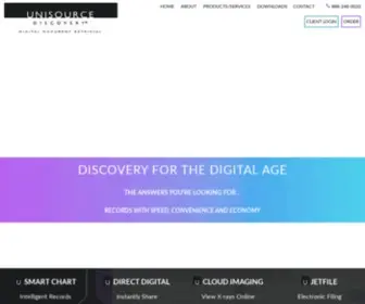 Unisourcediscovery.com(Digital Document Retrieval) Screenshot