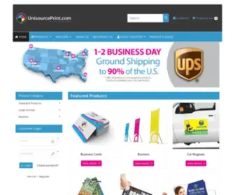 Unisourceprint.com(Unisource Print) Screenshot