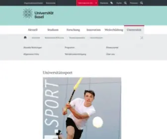 Unisport.ch(Universitätssport) Screenshot