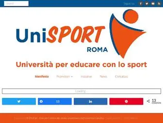 Unisportroma.it(Manifesto) Screenshot