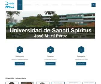 Uniss.edu.cu(Uniss) Screenshot