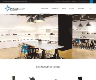 Unistar.rs(Veleprodaja modne obuće) Screenshot