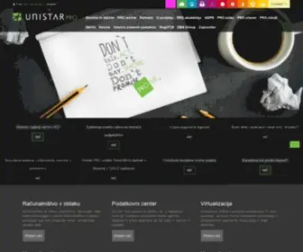 Unistarpro.si(Cloud storitve) Screenshot