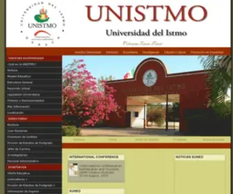 Unistmo.edu.mx(Universidad del Istmo (UNISTMO)) Screenshot