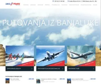 Unistours.com(Turistička agencija) Screenshot