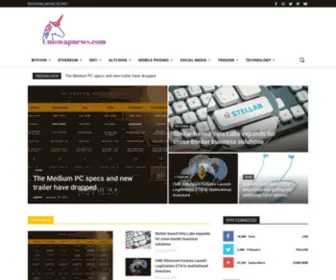 Uniswapnews.com(Blockchain Crypto Technology News) Screenshot