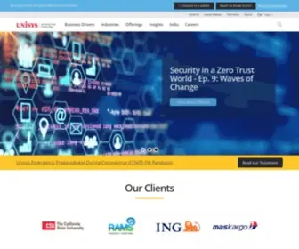 Unisys.co.in(Unisys) Screenshot