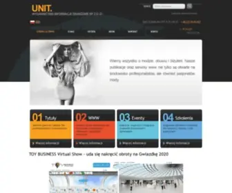 Unit.com.pl(UNIT Wydawnictwo Informacje Branżowe Sp) Screenshot