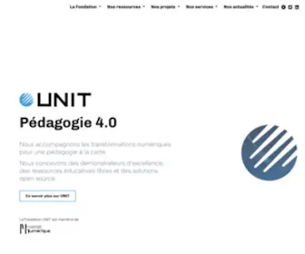 Unit.eu(Page d'accueil ) Screenshot