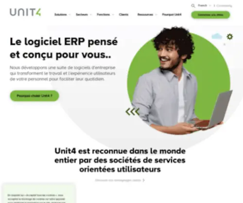 Unit4.fr(Découvrez les solutions ERP Unit4) Screenshot