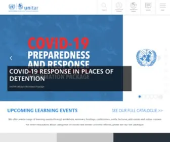 Unitar.org(The United Nations Institute for Training and Research (UNITAR)) Screenshot