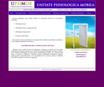 Unitatepsihologicamobila.ro(Consiliere Psihologica) Screenshot