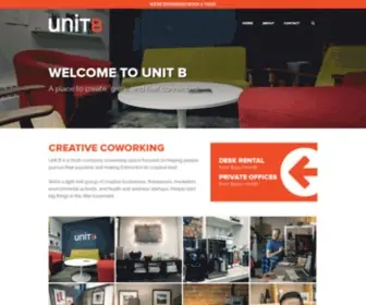 Unitb.ca(Edmonton creative coworking space) Screenshot