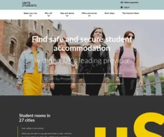 Unite-Students.com(Unite Students) Screenshot