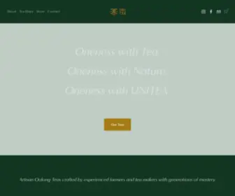 UniteaStore.com(UNITEA Artisan Oolong Teas) Screenshot