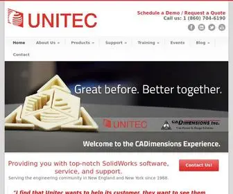 Unitec.com(Your New England Value) Screenshot