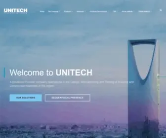 Unitech-IKK.com(Unitech for Building and Construction Materials) Screenshot