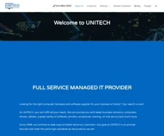 Unitech.ca(Fournisseur) Screenshot