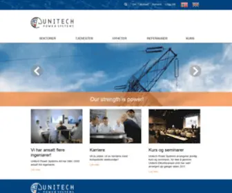 Unitech.no(Unitech Power Systems) Screenshot