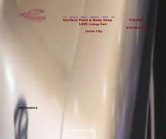 Unitechbodyshop.com(Uni-Tech Paint&amp;Body) Screenshot