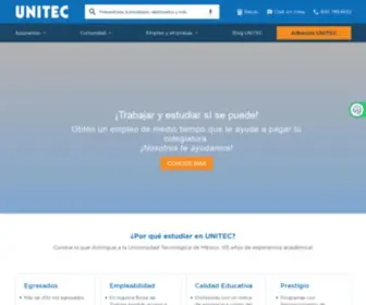 Unitec.mx(Prepa, Licenciaturas, Ingenierías y Maestrías) Screenshot