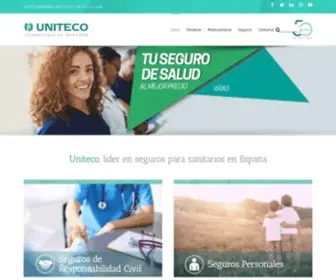 Unitecoprofesional.es(Uniteco Profesional Correduría de Seguros) Screenshot